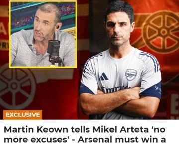 基翁敦促阿森纳主帅:冠军梦不容推诿