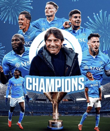 那不勒斯以1分优势惊险拿到意甲冠军,国米或会四大皆空!